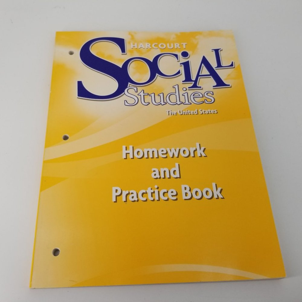 Social Studies US Grade 5 Homework Practice Book Homeschool Curriculum School
